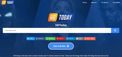 Example of the M4uhd user interface on a smart TV screen